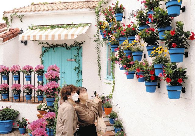 通りいっぱい花 花 花 志摩スペイン村で パティオ祭り 中日新聞web