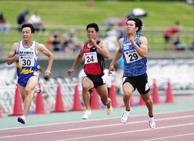 男子１００、坂井１０秒０２で初代表 陸上・布勢スプリント：中日新聞Web