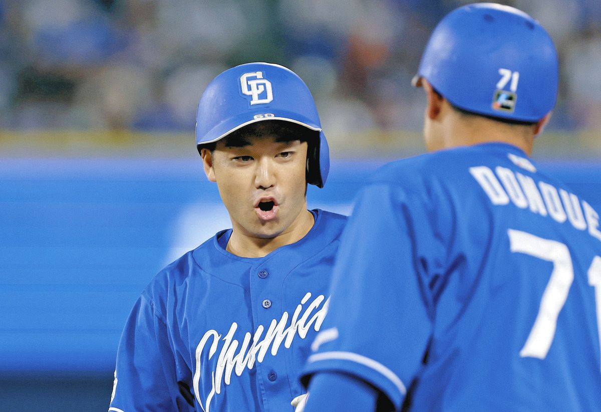 中日ドラゴンズ山本泰寛選手実使用 ホームゲーム用キャップ 野球