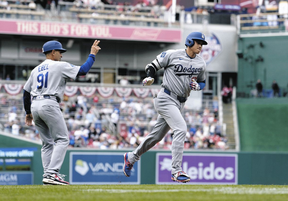 大谷翔平、今季2号アーチ…前巨人のグリフィンから豪快弾【4.6vs