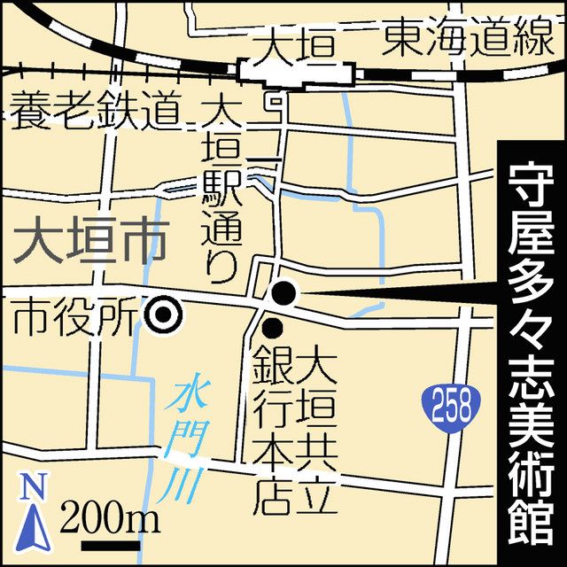 守屋多々志、旧アッピア街道沿いの食堂、希少な額装用画集より、美品 SOS！ 節電オアシス西濃＞ （1）守屋多々志美術館（大垣市