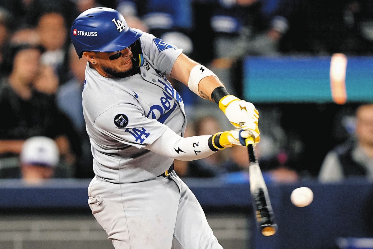 ドジャース救った伏兵、9回に同点弾、その裏にサヨナラ阻止の本塁送球