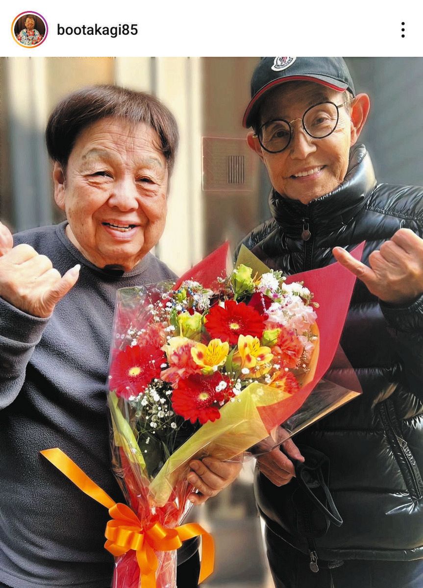 ◇高木ブーと加藤茶の『レジェンド』ツーショット【写真】：中日