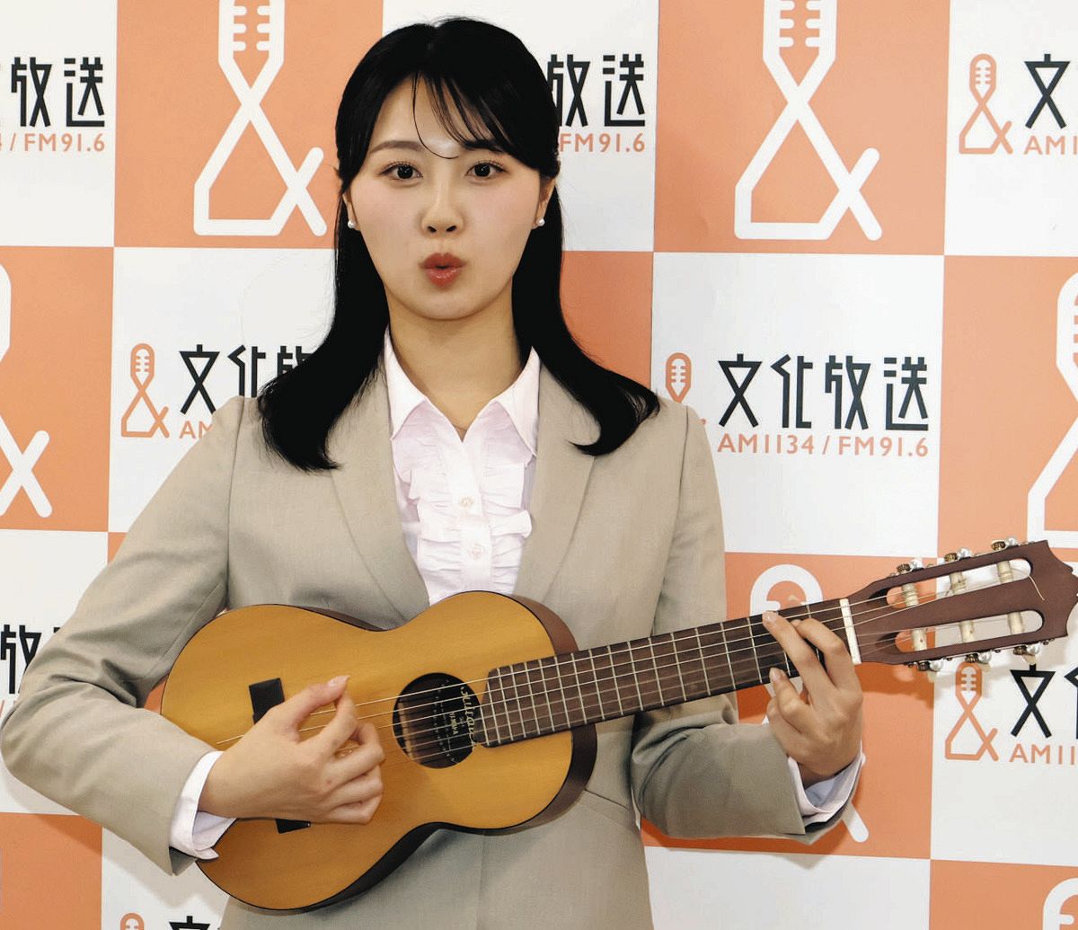 前田恵里花アナが世界大会5位の口笛披露、「ギタレレ」の腕前も