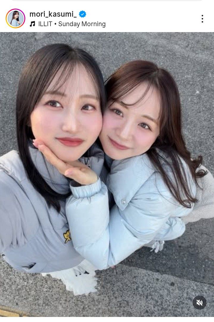 ◇森香澄アナ、破壊力バツグン美人姉妹2ショット【写真】：中日