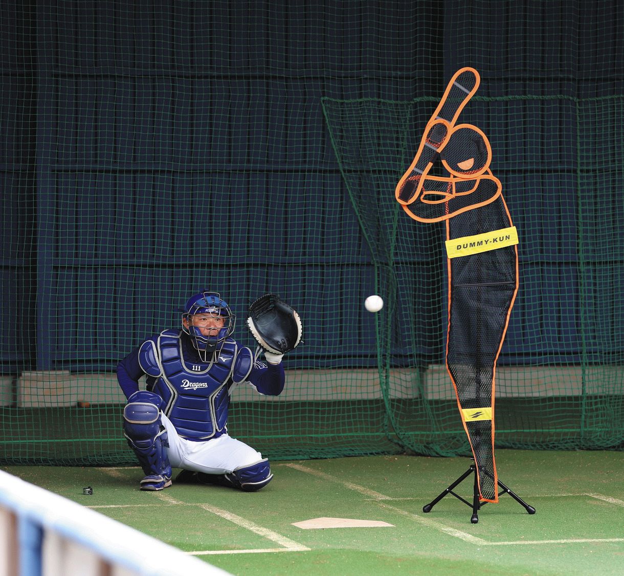 中日】秋季キャンプのブルペンに新兵器 怒らない、ケガしない…その名は 