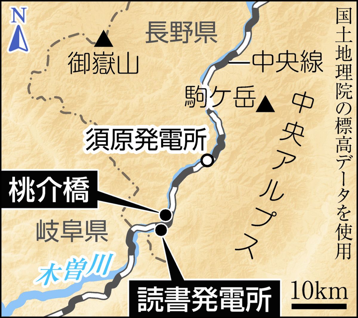 昭和100年 信州の分水嶺＞（3）木曽川と桃介 激流を電気に変えて：中日 