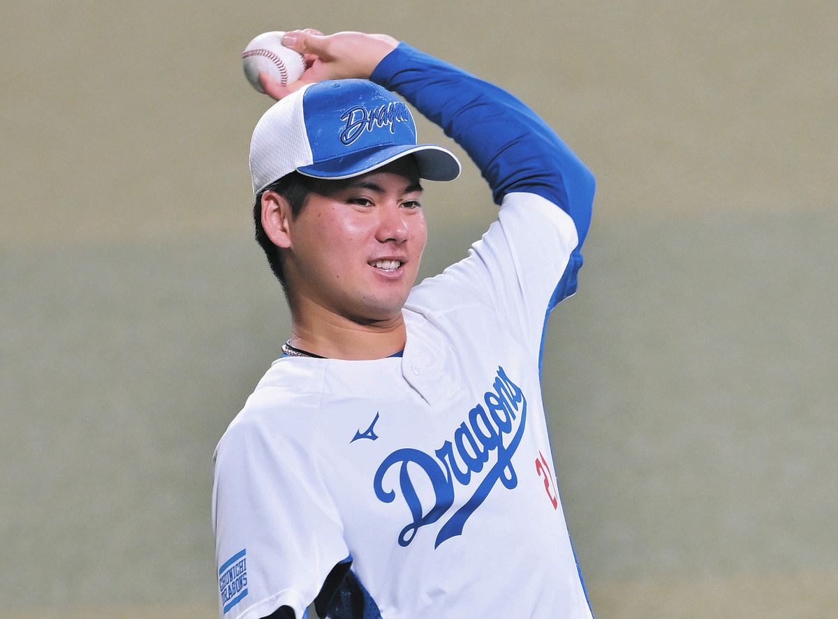 中日スタメン】金丸夢斗が先発、プロ2勝目に挑む 岡林勇希が2