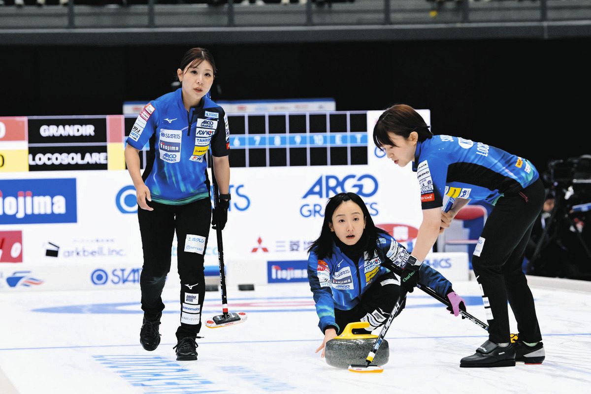 新体制ロコ・ソラーレ、白星発進 吉田知那美が退団後の初戦 