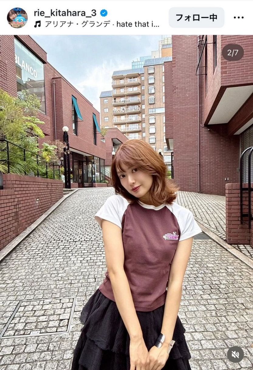 実際の投稿】北原里英、人生初の“激変”ショット：中日スポーツ・東京中