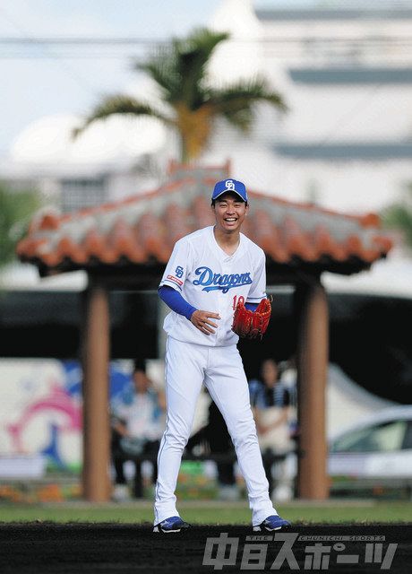 春季キャンプ 高橋宏：中日スポーツ・東京中日スポーツ
