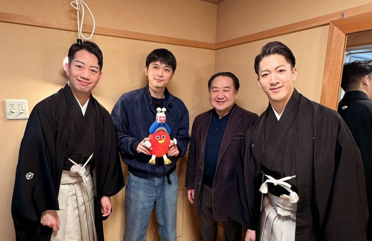 ◇吉沢亮、豪華「チーム国宝」メンバー集結【実際の投稿】：中日