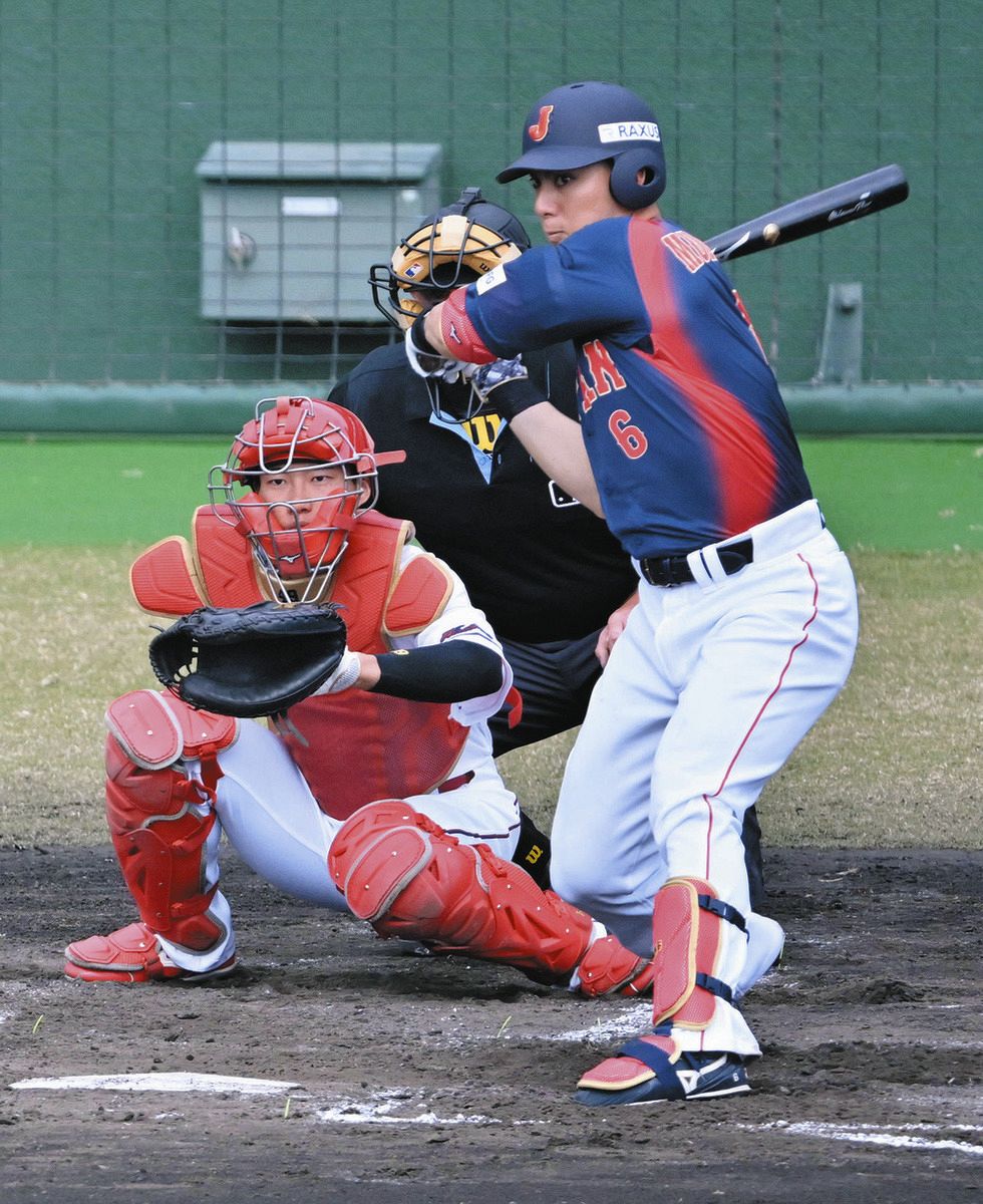 侍ジャパン】村林一輝、ピッチクロック違反1号、残り8秒までに構えて