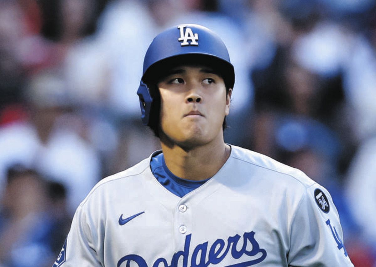 大谷翔平、主審の判定に泣き見逃し三振…古巣エンゼルス戦の第5打席、顔