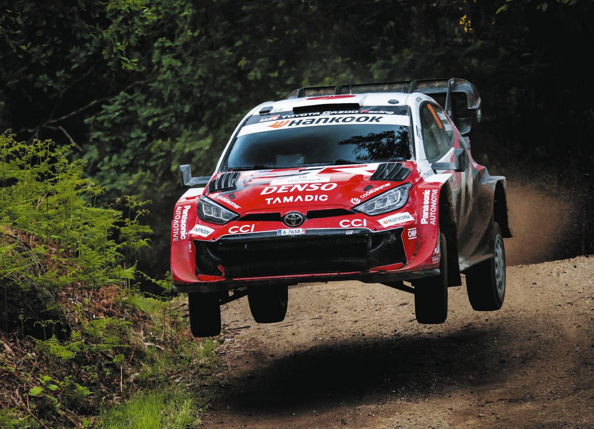 WRC】勝田貴元、7位キープ 「クルマの感触はずっと良くなった」 同僚の