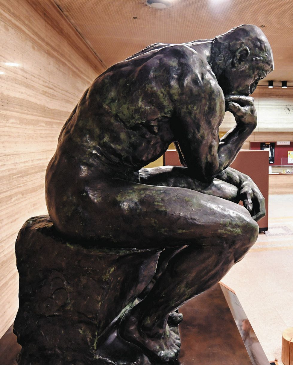 ロダンの「考える人」引っ越し 名古屋から岩手県陸前高田市へ：中日新聞Web