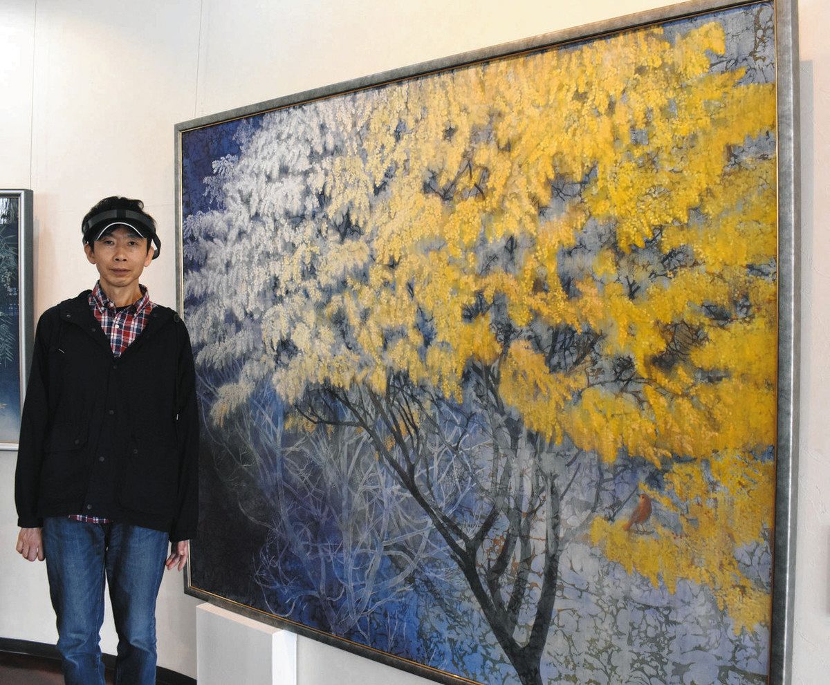 岩田崇　飛天　絵画　貴重 生命の輝きを絵画で伝える 鈴鹿のALS患う日本画家・岩田さん：中日新聞Web