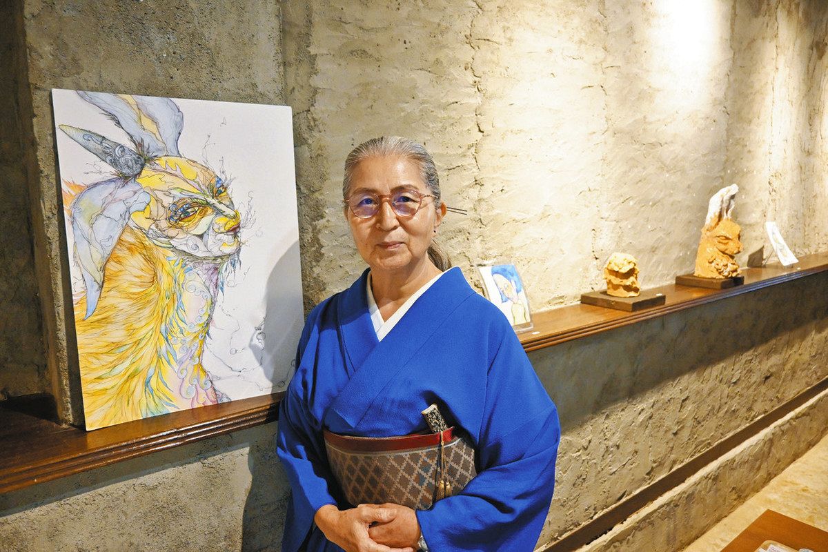 生命力」作品で表現 彫刻家・八杉さん、福井で個展：日刊県民福井Web