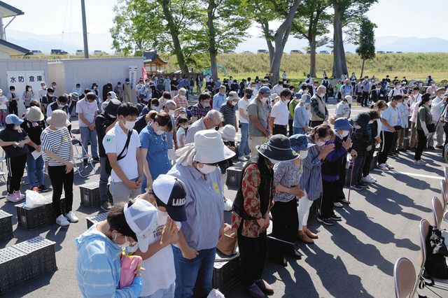 追悼と復興へ誓い 台風１９号被災の長野市 長沼地区 中日新聞web