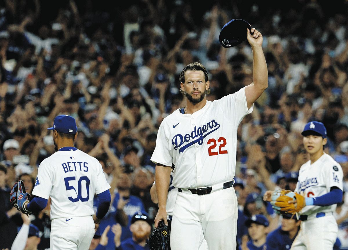 カーショー、史上20人目の通算3000奪三振、左腕では4人目、チーム一筋