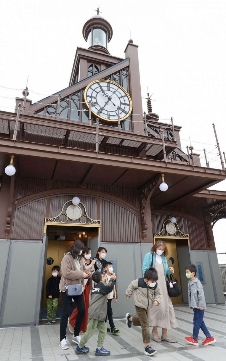 Elevator Tower at Ghibli Park Becomes Operational：中日新聞Web