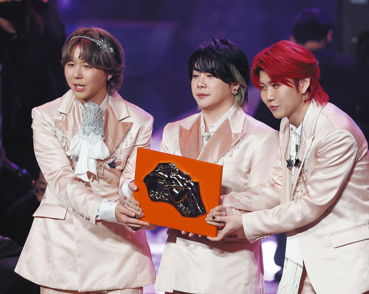 ミセス』Mrs．GREEN APPLE、レコード大賞受賞 昨年の『ケセラセラ