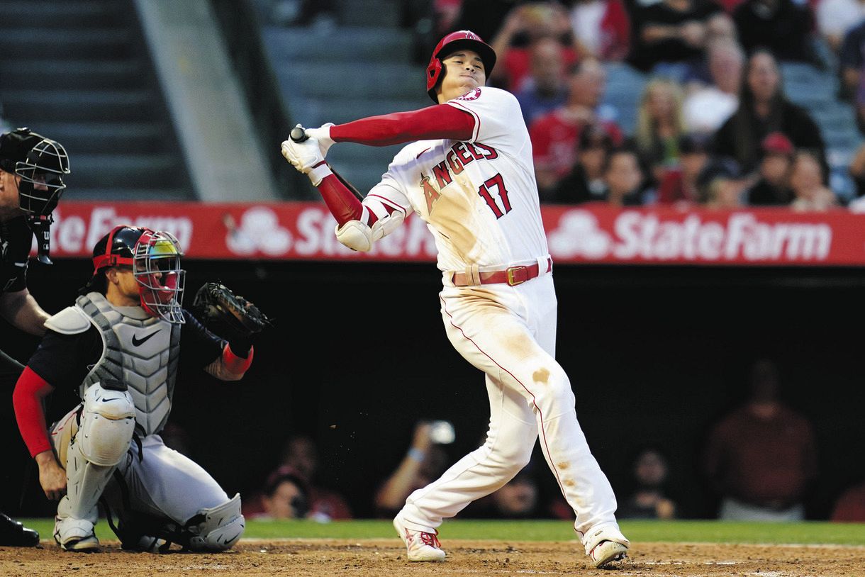 MLB】あぁ…大谷翔平が6回の得点機に空振り三振 エンゼルスは泥沼11