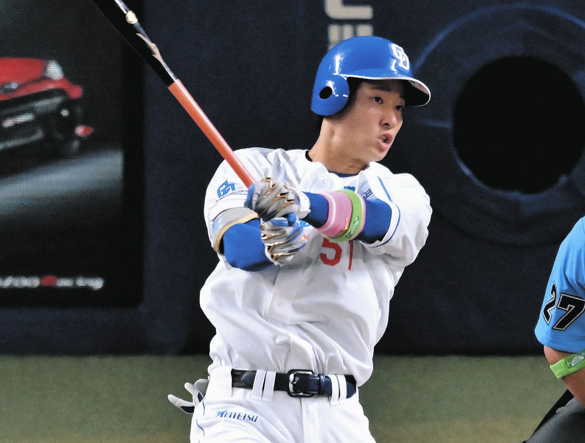 中日】上林誠知、先制劇をお膳立て、9回の守備でもチームを支える