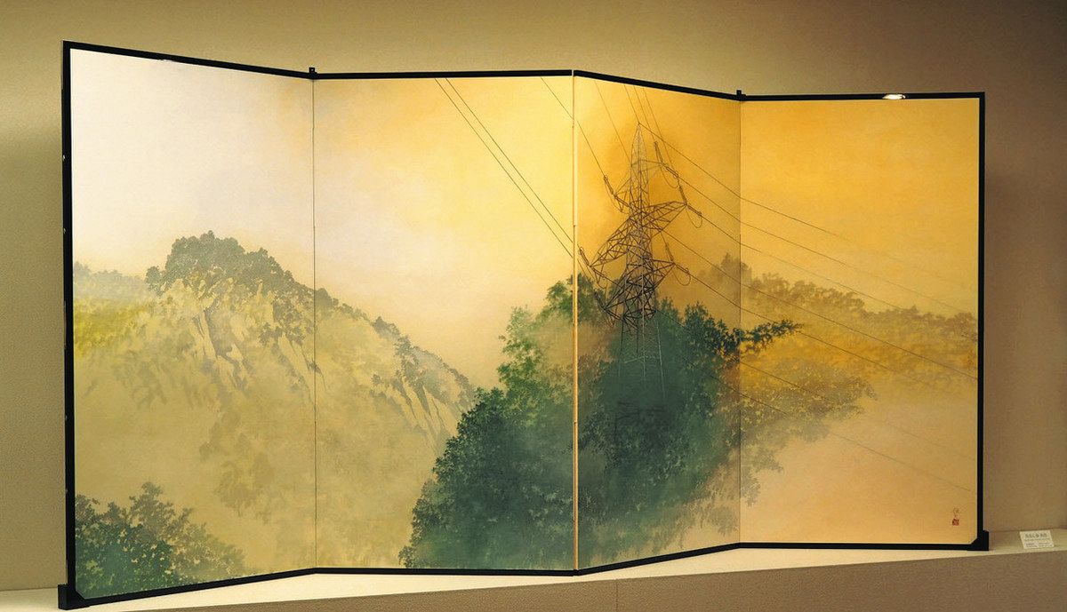 感動せり出す黒部の絵 セレネ美術館 田渕俊夫さん特別展：北陸中日新聞Web