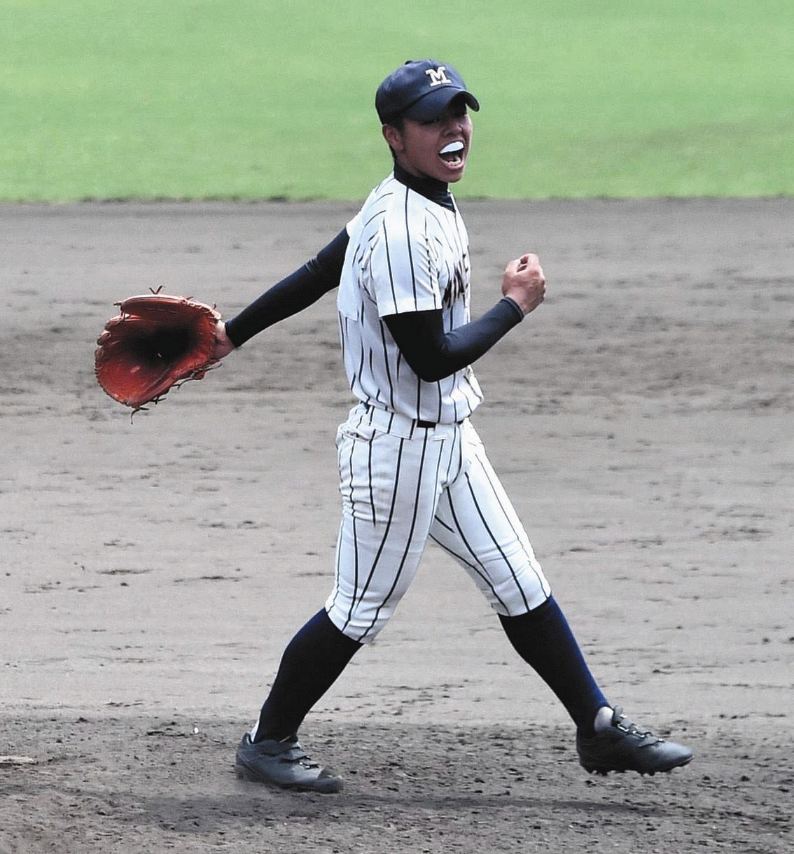 ノムさんの母校・峰山が初戦突破 大先輩の教え「失敗と書いて成長と