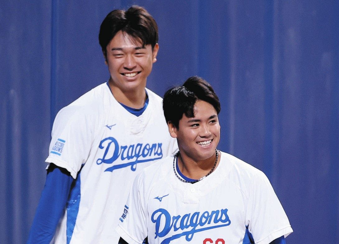 中日・高橋宏斗、「一番刺激になった」同期・松木平の頑張る姿 「2人で