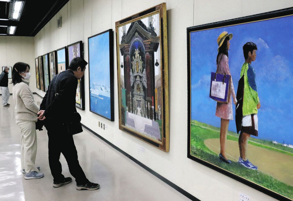 ★伊奈三知夫★油絵★日展光風会★江南市美術協会会員★Ｆ４号★丹後半島伊根町の舟屋 ☆伊奈三知夫☆油絵☆日展光風会☆江南市美術協会会員☆F4号