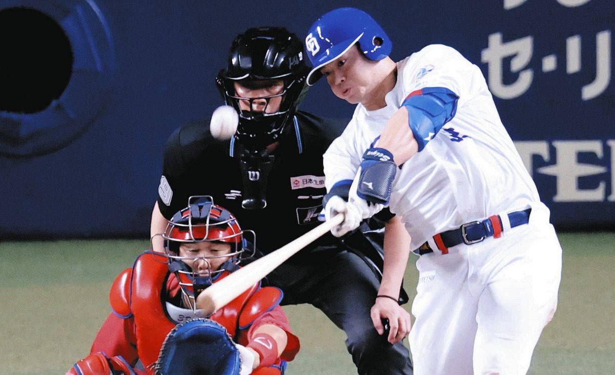 中日ドラゴンズ、4本塁打で連敗ストップ 2打席連発の細川成也「良い形