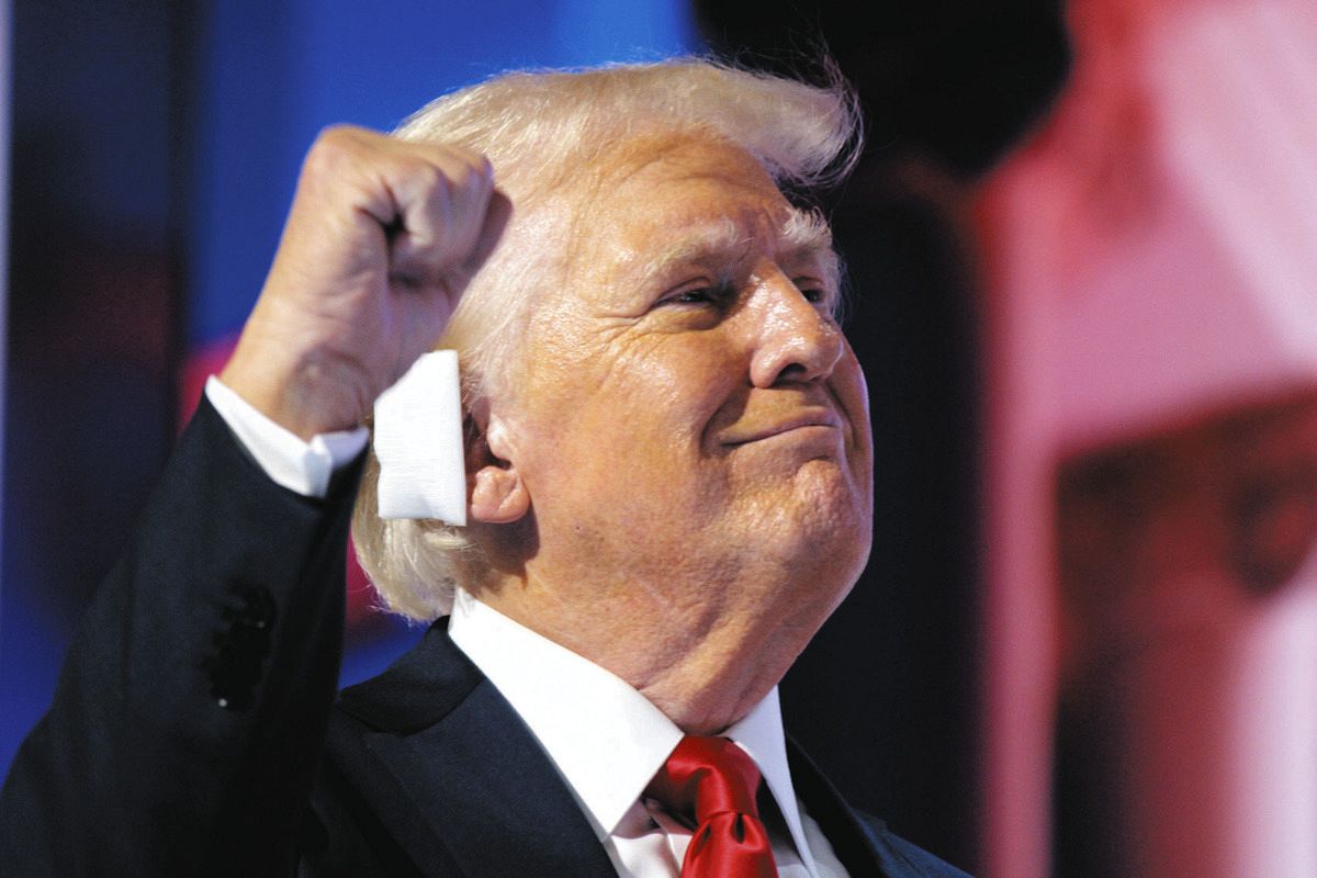 怒るトランプ大統領 