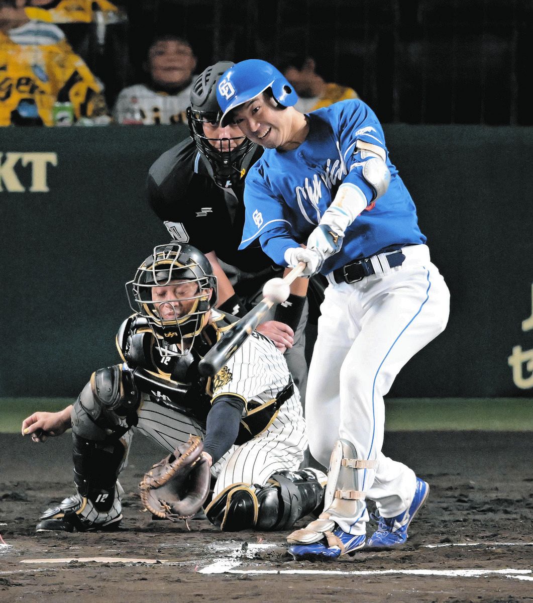 中日・山本泰寛、チーム唯一のタイムリー放つ「しっかりと結果を残す