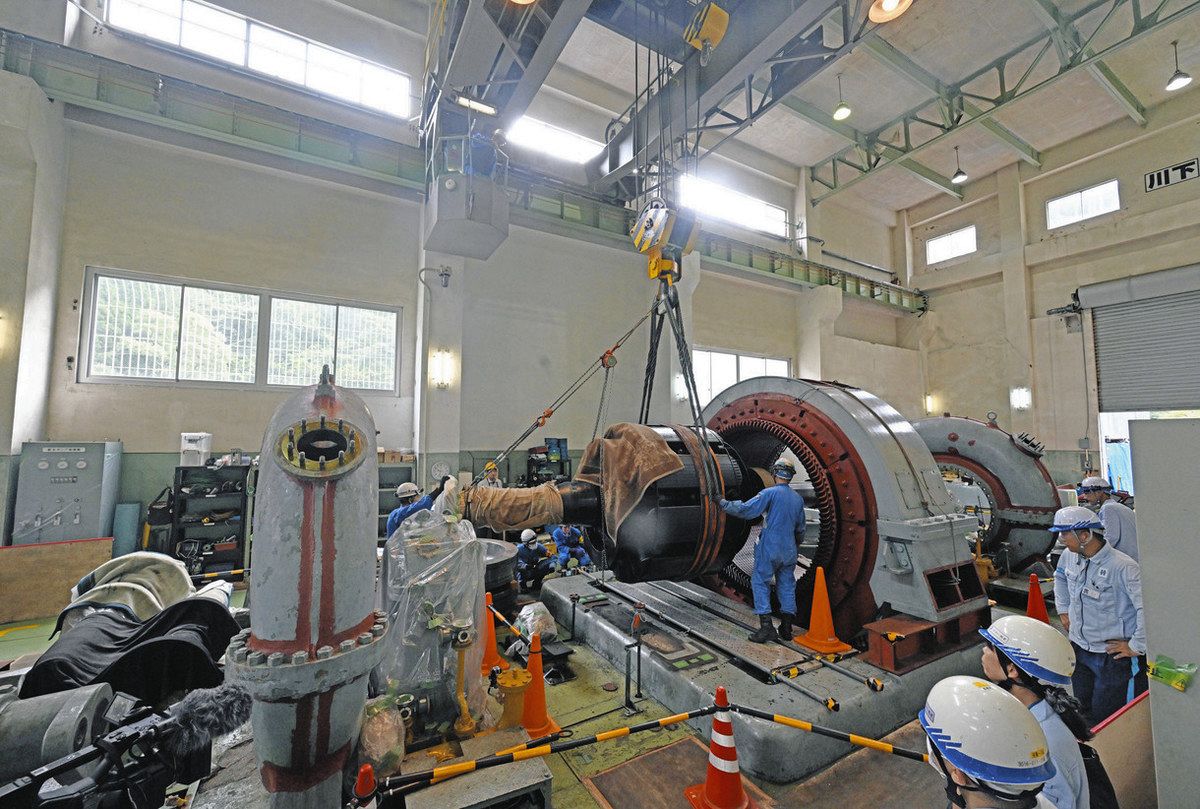 大野市・上打波発電所 安定した供給のために：日刊県民福井Web