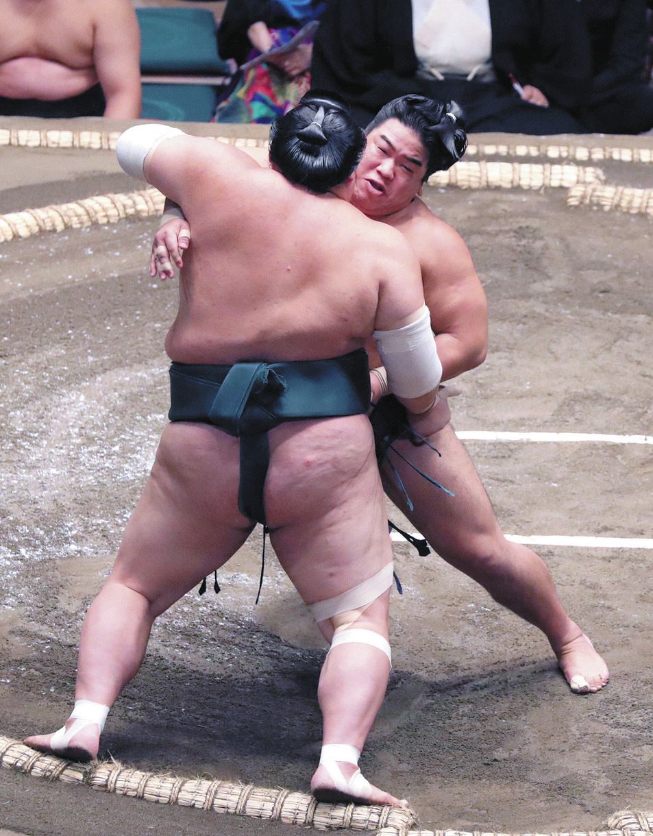 大相撲】新入幕の平戸海が豊山押し出し3連勝「完璧な相撲が取れ