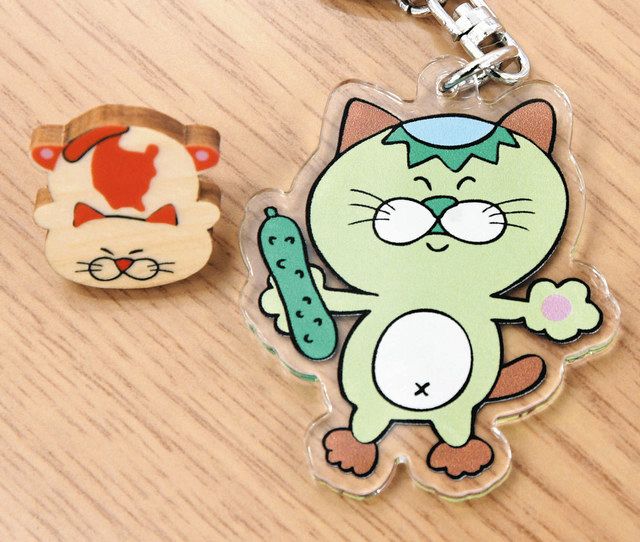 にゃんと氏」ピンバッジに 南砺市観光協が発売：北陸中日新聞Web