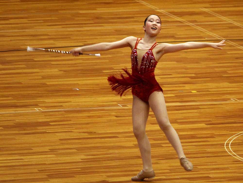 全日本バトントワーリング選手権】柴田紗良ダンストワールで全国2位