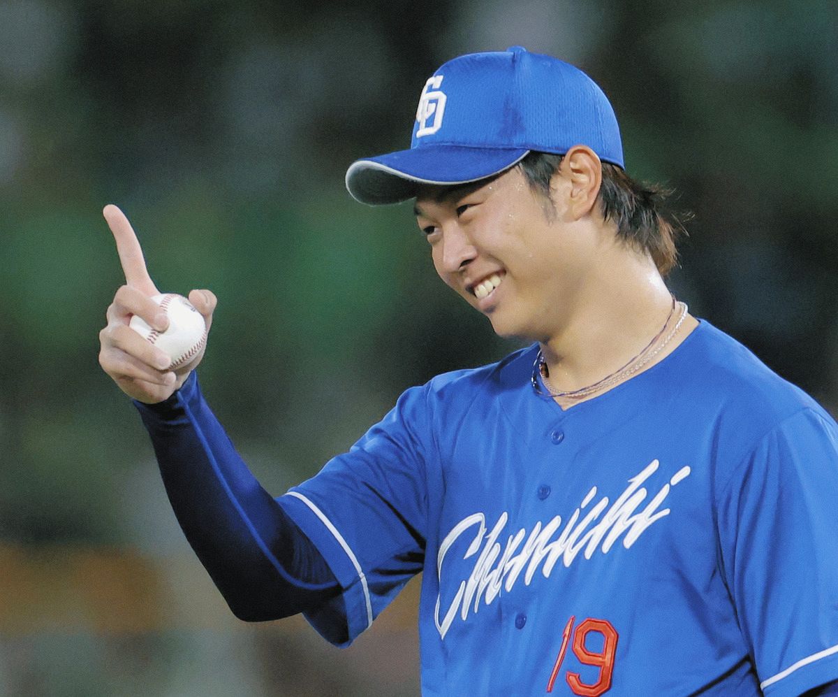 中日の先発・高橋宏斗、6イニング4安打1失点 同点のまま降板し
