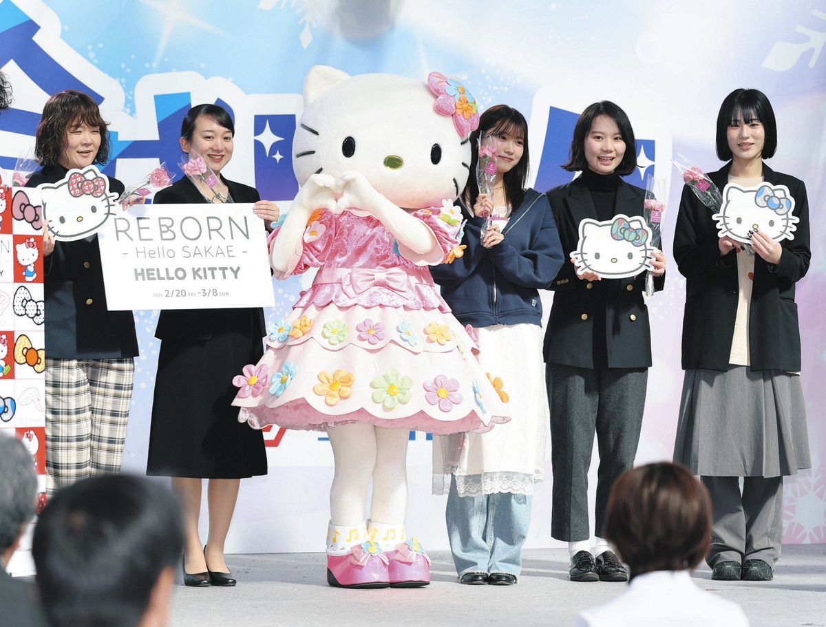 ハローキティが名古屋・栄をジャック にぎわい創出キャンペーンの