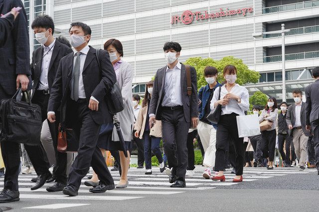 宣言慣れ 変わらぬ通勤風景 愛知３度目の緊急事態 中日新聞web