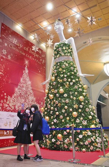 ナナちゃんツリー エレガントに変身 名古屋 名駅 中日新聞web
