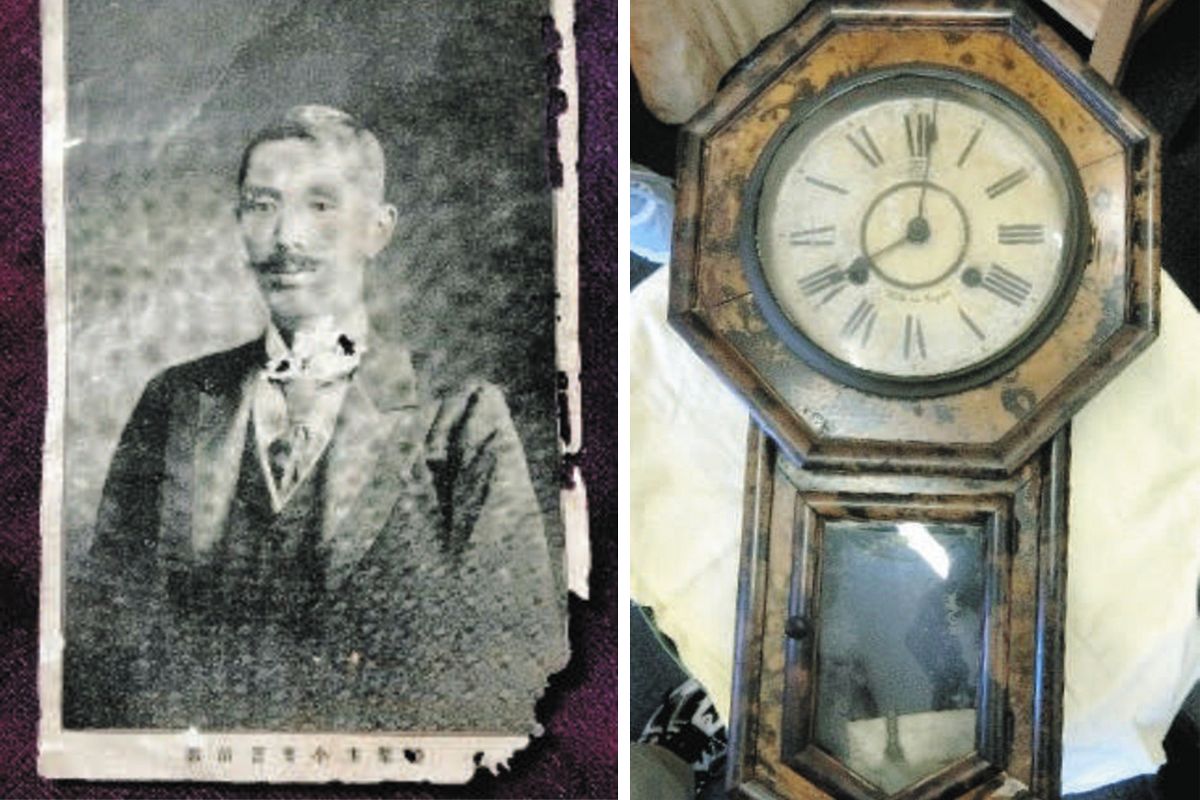 小栗時計　レアな柱時計 120年の音色、懐かしの「小栗時計」 春日井で新たに1台の存在を確認