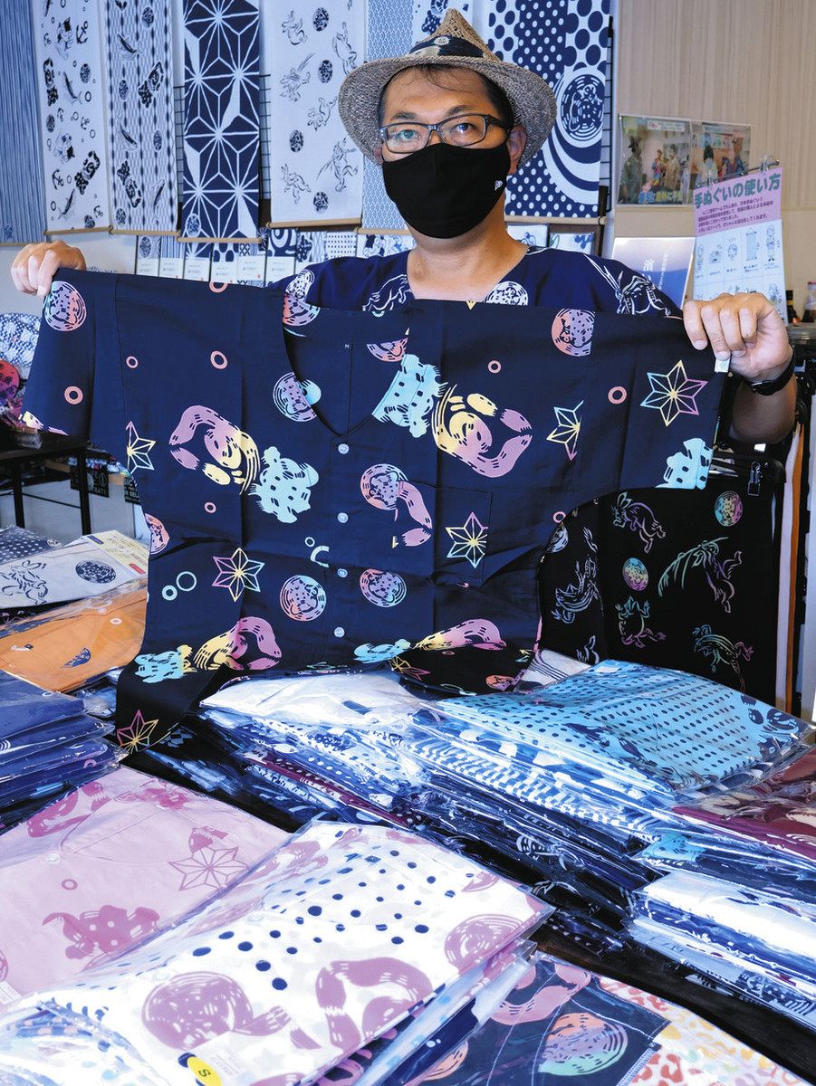 焼津のご当地「魚河岸シャツ」 カラフル柄登場：中日新聞しずおかWeb