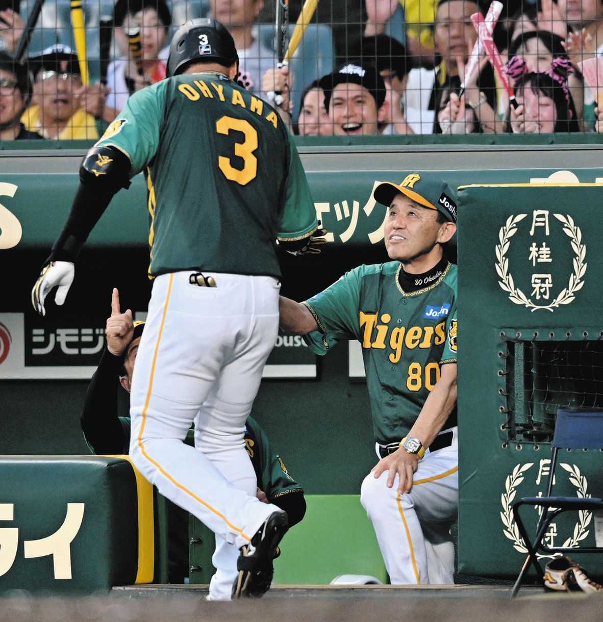 中 甲子園100周年記念ボール 岡田監督 （甲子園球場100周年記念