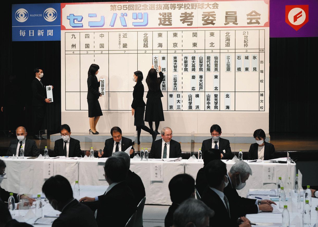 横浜、日大三、高田商、鳴門などが補欠校に【センバツ】：中日スポーツ