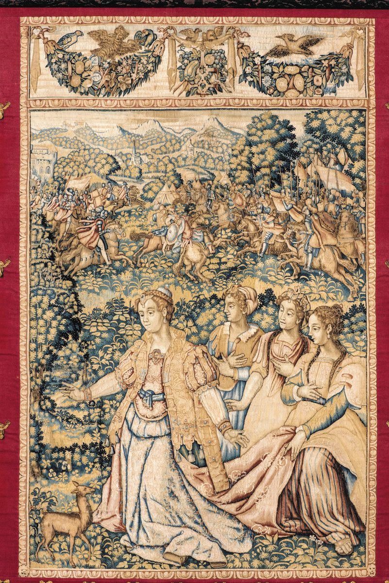 劣化進む16世紀のベルギー製のタペストリー、保存と活用どう両立する