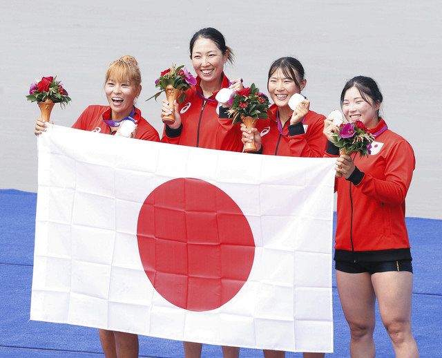 アジア大会ローイングで榊原春奈、中条彩香らが銀　日本勢の大会初メダル