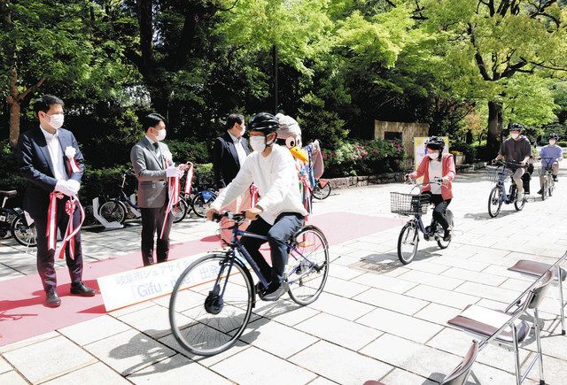 シェアサイクルで岐阜巡ろう スマホと連動、２４時間利用可：中日新聞Web